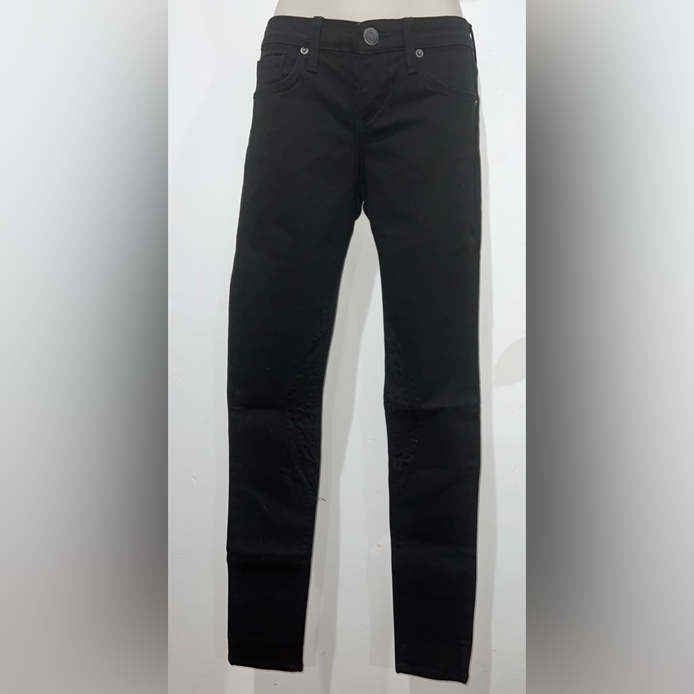 NWT Vintage “The Unknown Factory“ Black Skinny Jeans. Size 24/0